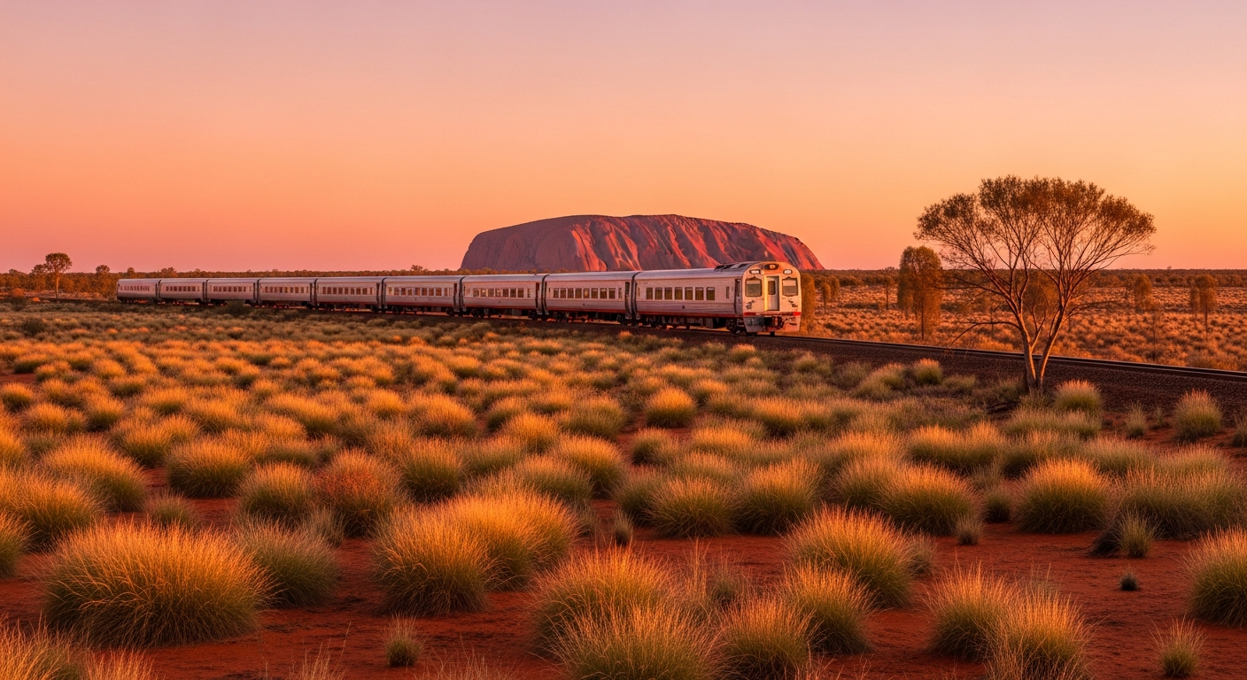 The Ghan and Beyond: A Slow Rail Loop Through the Red Centre for Two Over 60